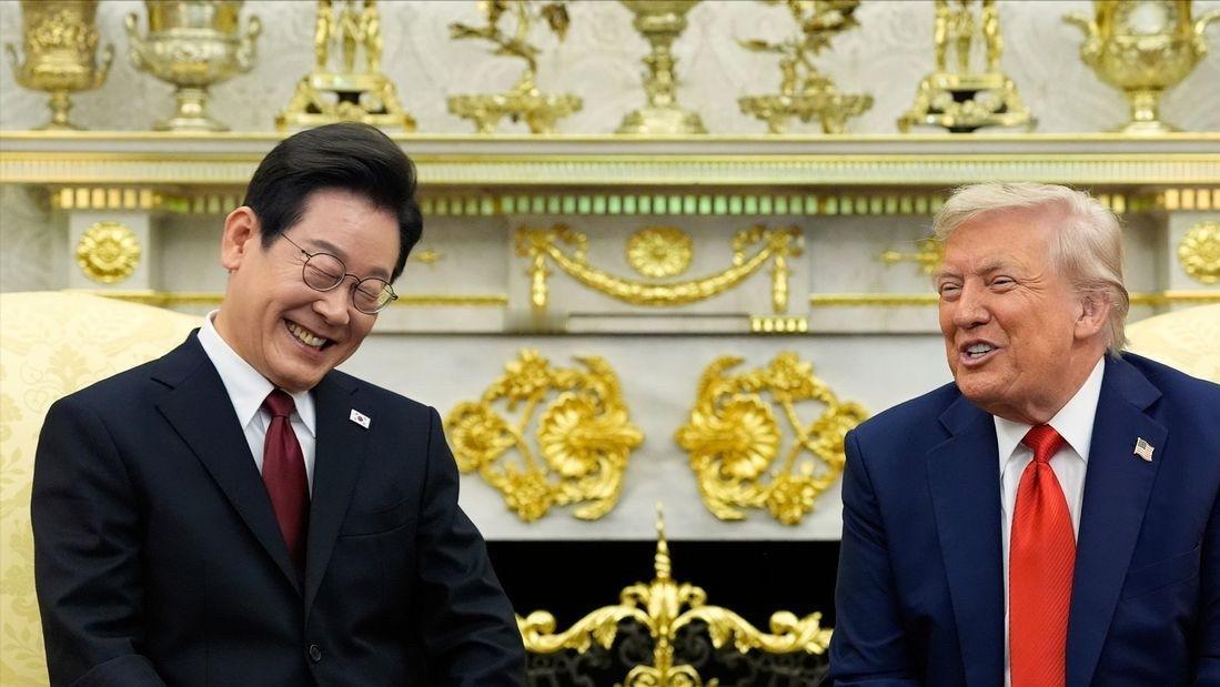 韩国天塌了。当地时间25日，特朗普在白宫会晤到访的韩国总统李在明，特朗普明确提出
