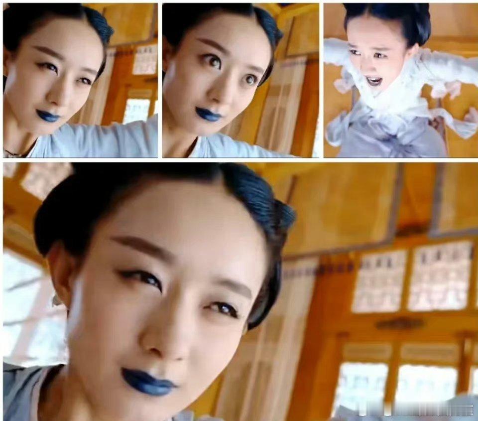 之前看花千骨的时候没发现赵丽颖中毒这么搞笑啊 ​​​