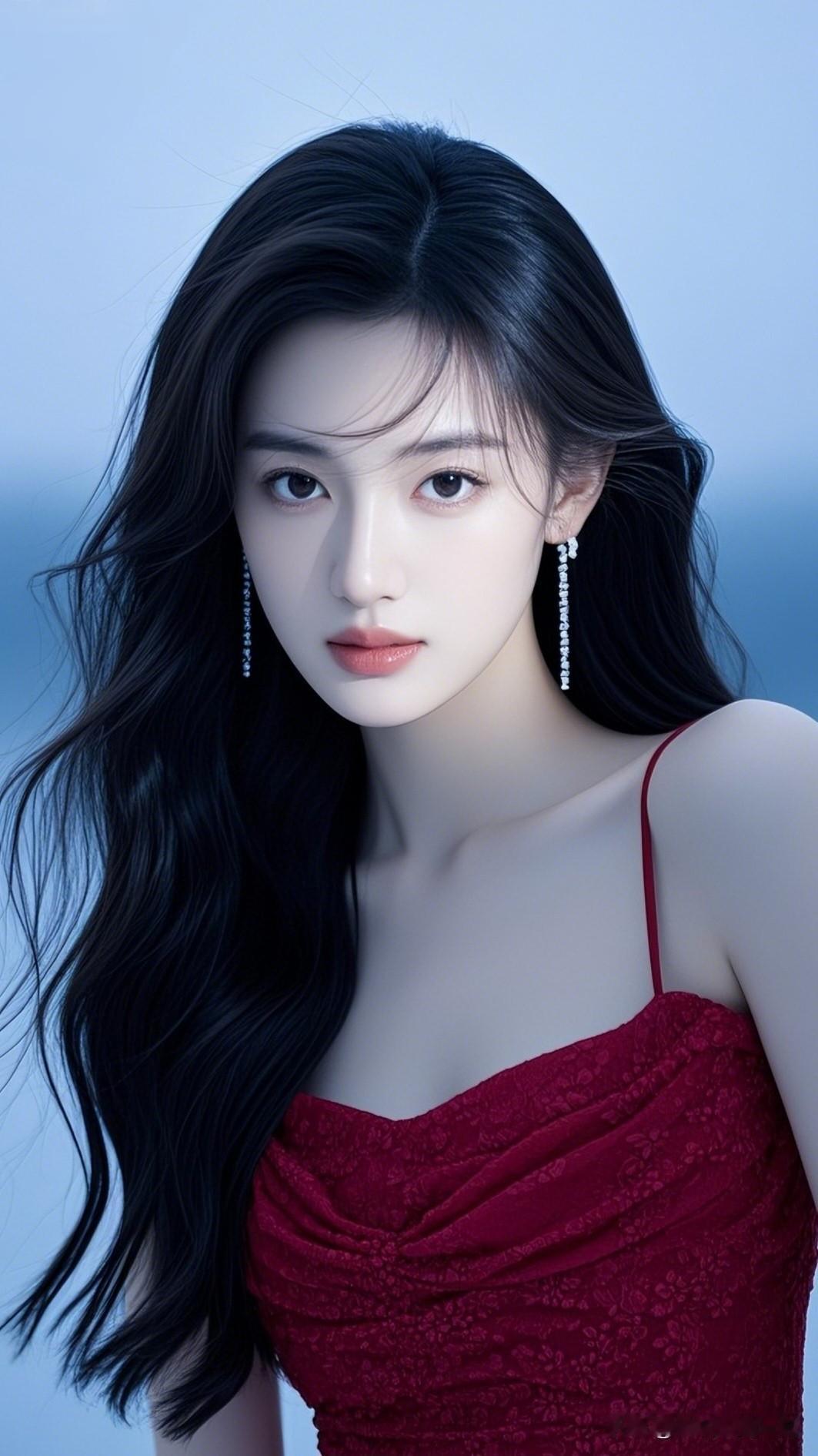 红衣美人，似水年华。清雅脱俗的美到底长啥样？ 红裙美人，优雅动人，尽显高贵气质！