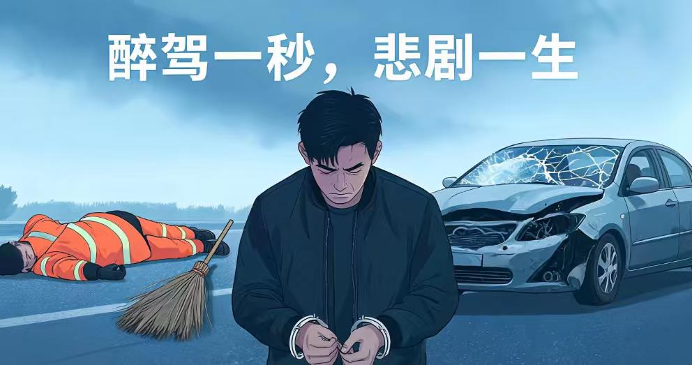醉驾撞死环卫工，23岁女司机被刑拘：一杯酒的代价，是两条人命
清晨六点，城市刚刚