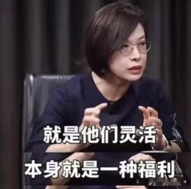 北大教授张丹丹的灵活就业之说我们听不懂！
她说：灵活就业的好处就是你本人灵活了，