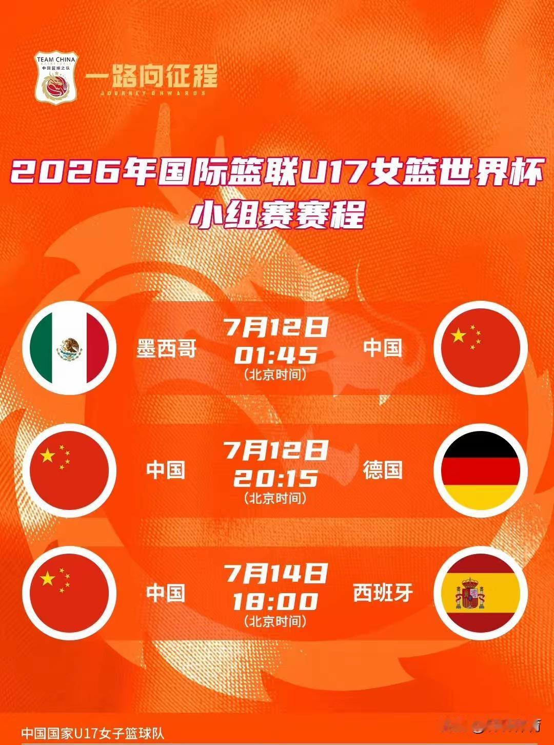 U17男篮世界杯刚刚落幕，U17女篮世界杯紧随其后，国青首战即决战，18小时两战