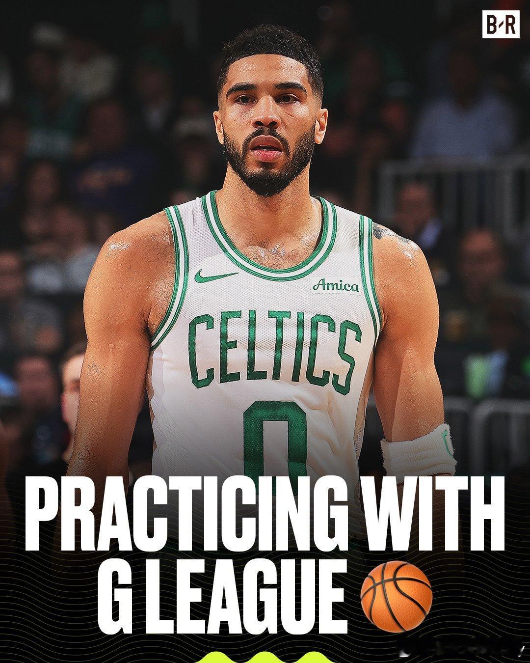 神速！凯尔特人今日将塔图姆下放到发展联盟参加部分训练，这是他康复过程的一部分。训