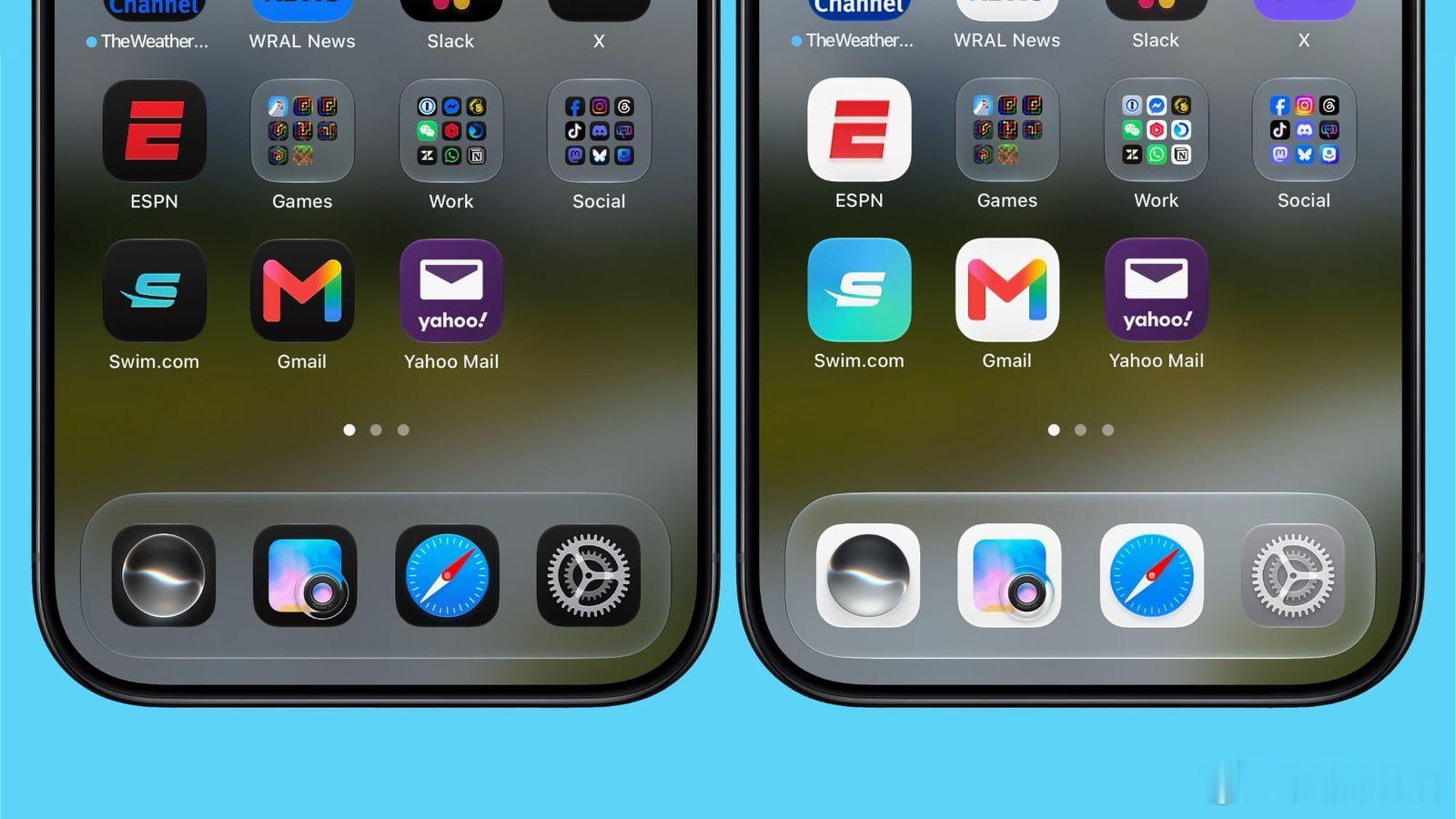 在iOS 27第五测试版中，Apple继续开展界面设计微调。Safari、Sir