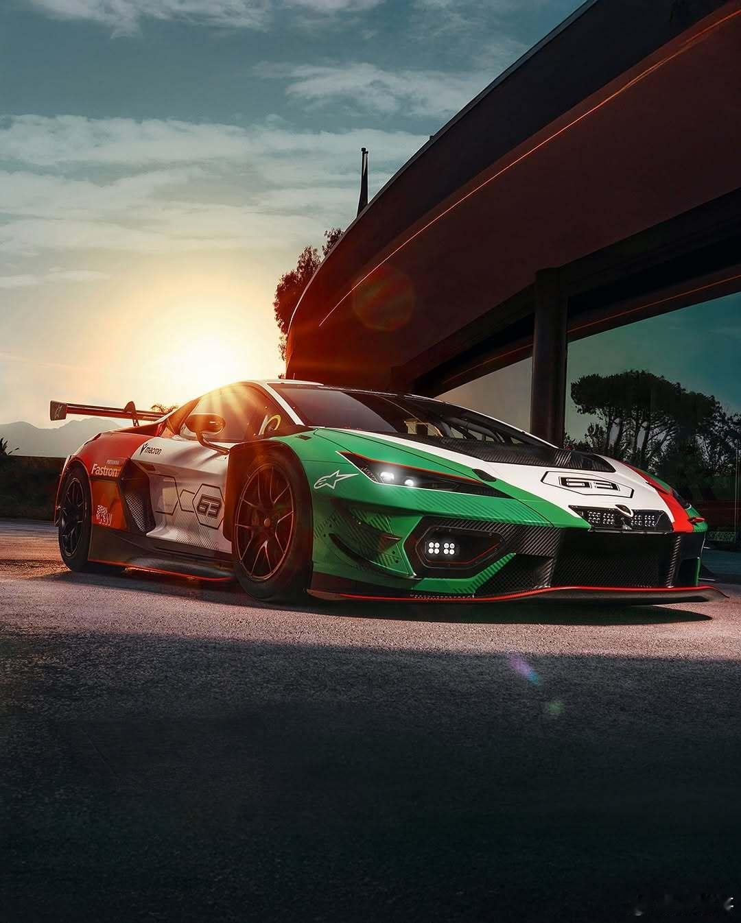 兰博基尼最新一代GT3发布。Temerario GT3沿用经过改进的新款4.0升