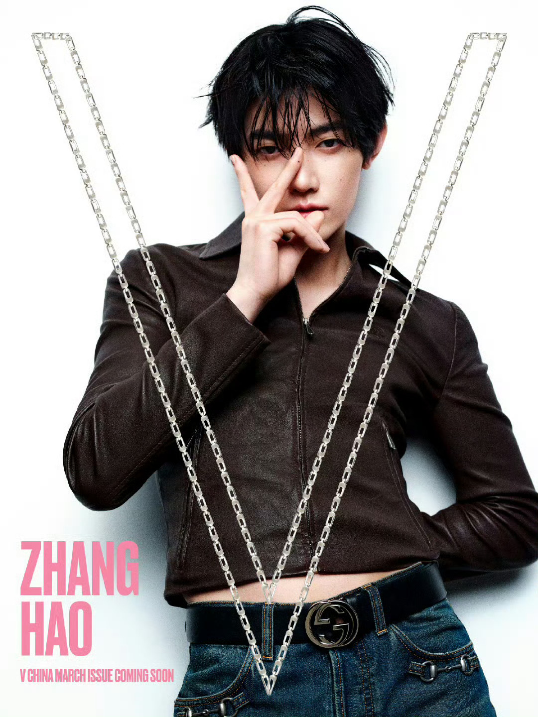 章昊2026个人首封章昊 身穿Gucci 迎来V中文版杂志三月开季封面章昊V中文