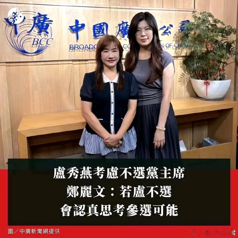 根据我六月份的深入观察与政治分析，卢秀燕女士不太可能接任国民党党主席一职。这个判