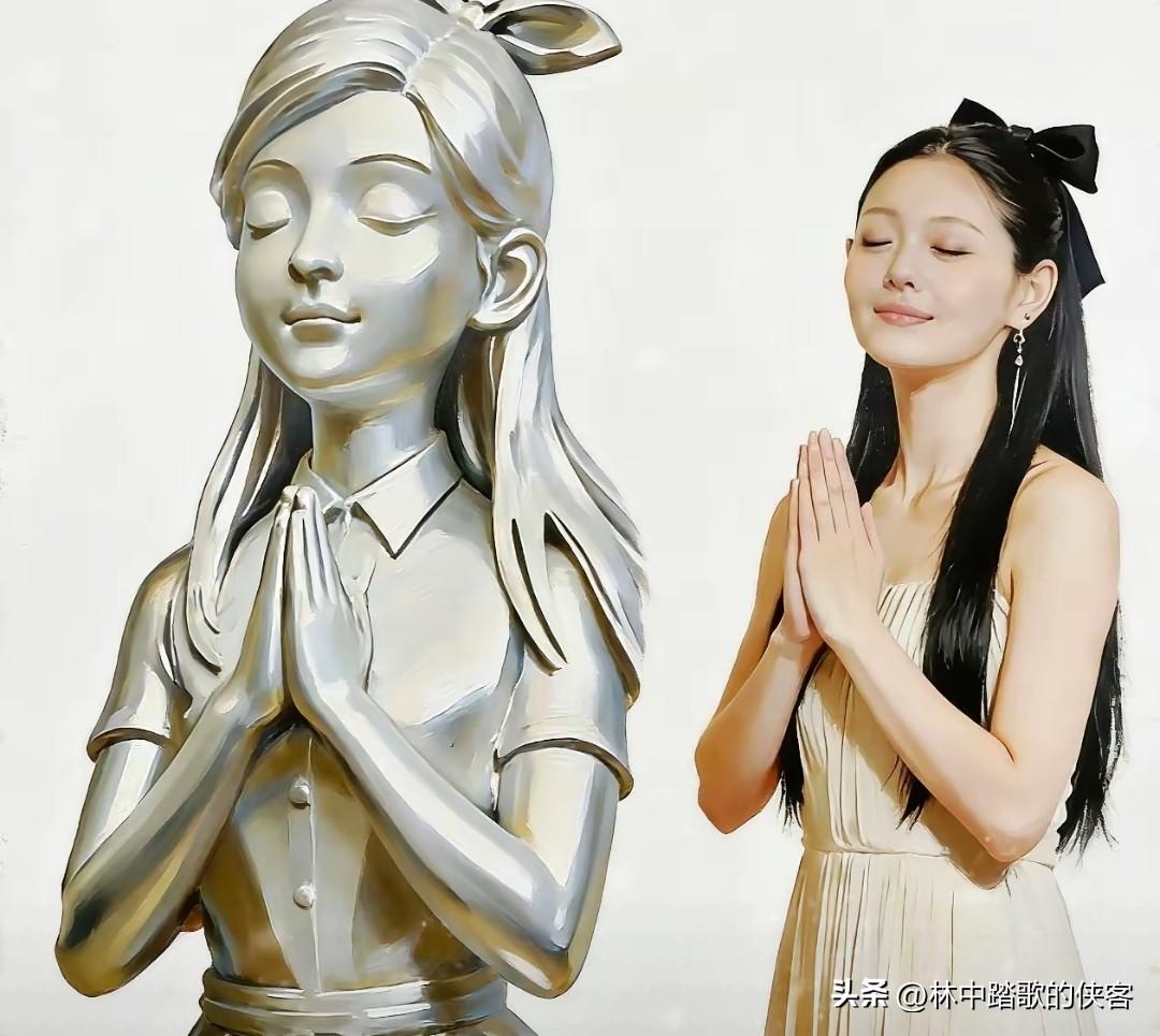 我能理解大S的雕像不像她
也能理解她儿女没来，
我实在理解不了，现场明明下着细雨