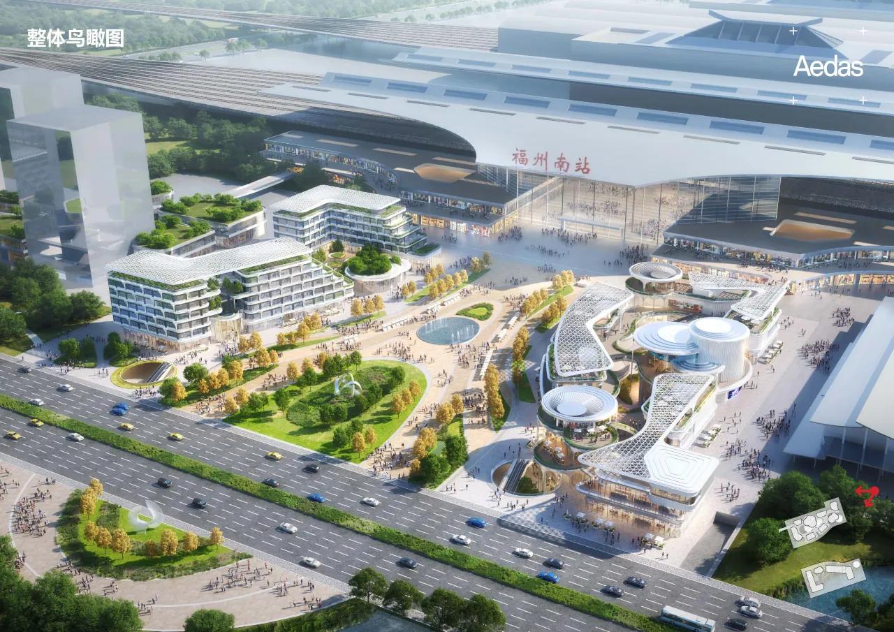 【福州火车南站将新建一座商业综合体！地下直通南湖公园】
近日，福州火车南站东广场