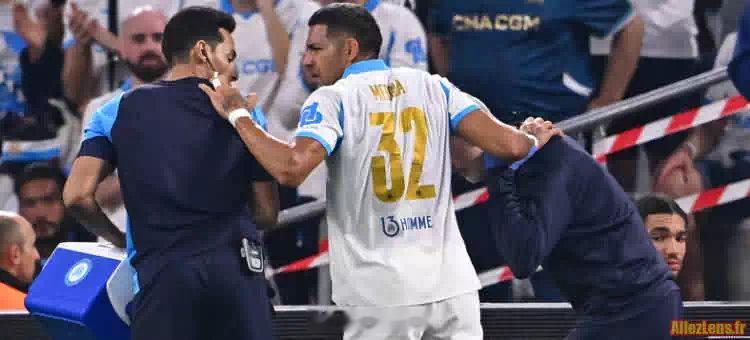 马赛法昆多·梅迪纳需要教练组帮助下场……这对阿根廷队来说确消息不太好💔欧冠 ​