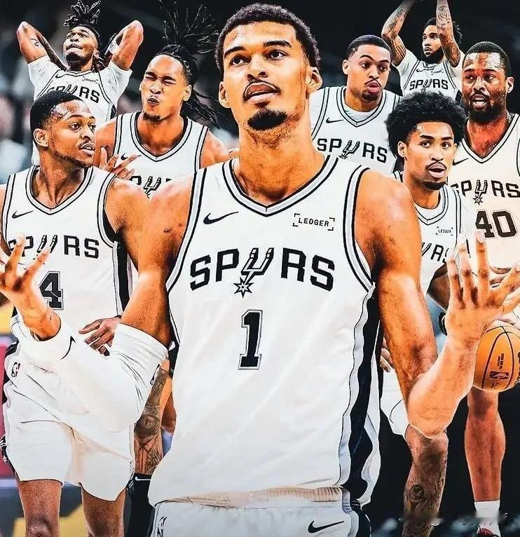 马刺教练组还真是有魄力，文班亚马将替补出战和雷霆的比赛，赛前出具的首发：福克斯、