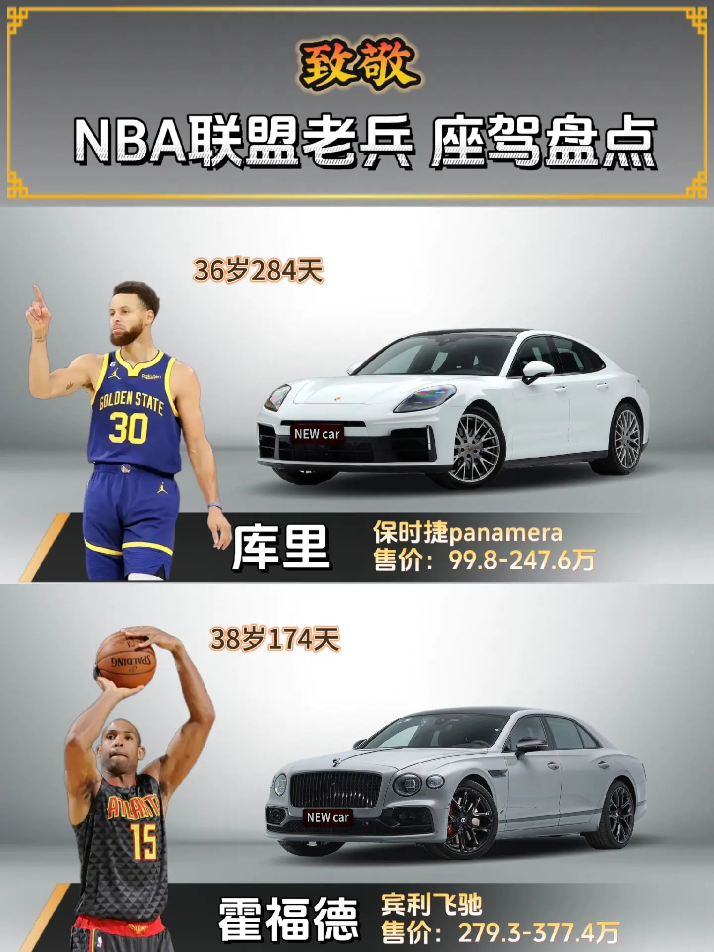 盘点NBA联盟老兵都开什么车？问题来了，你开什么车呢？