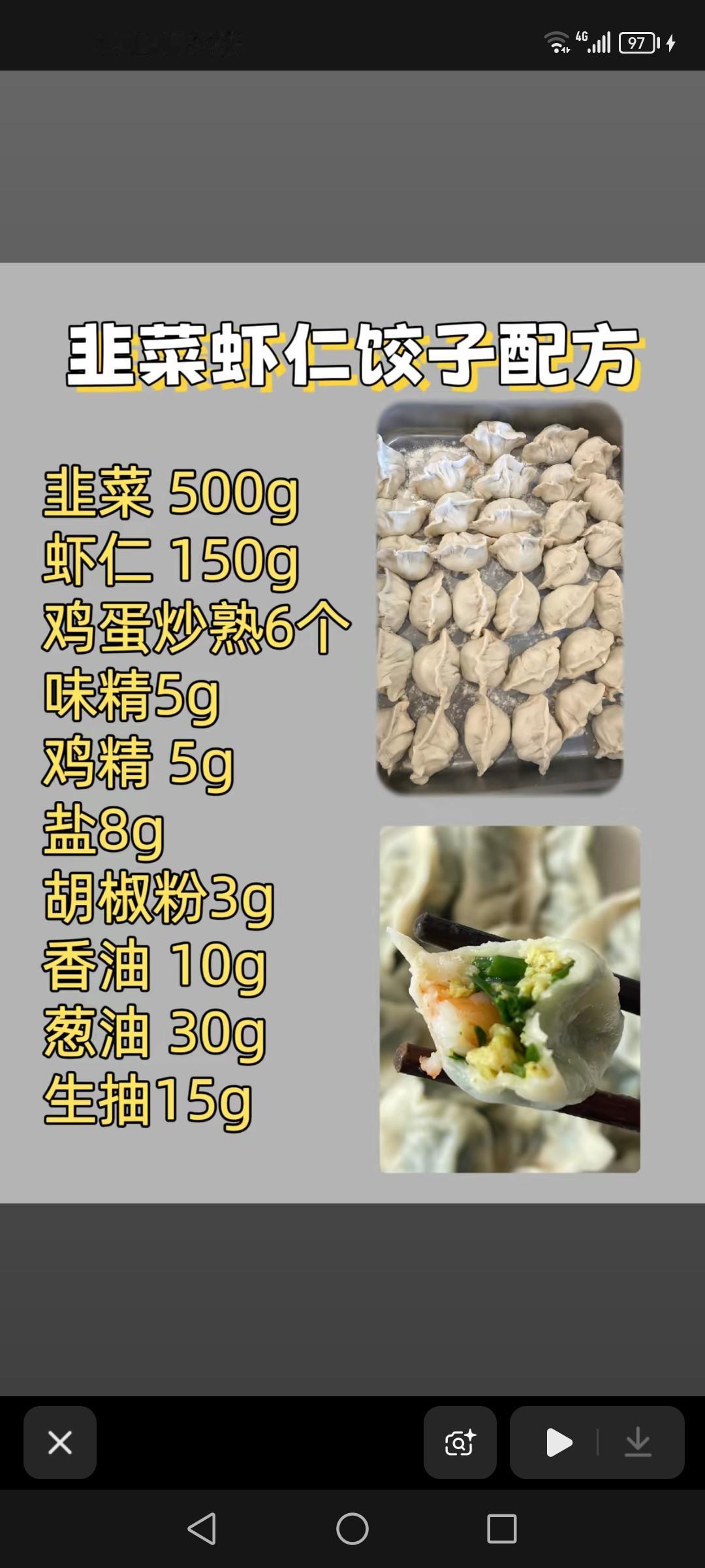 韭菜虾仁饺子配方，雪碧泡菜配方，好吃的炸酱面配方，好吃的酸辣粉配方