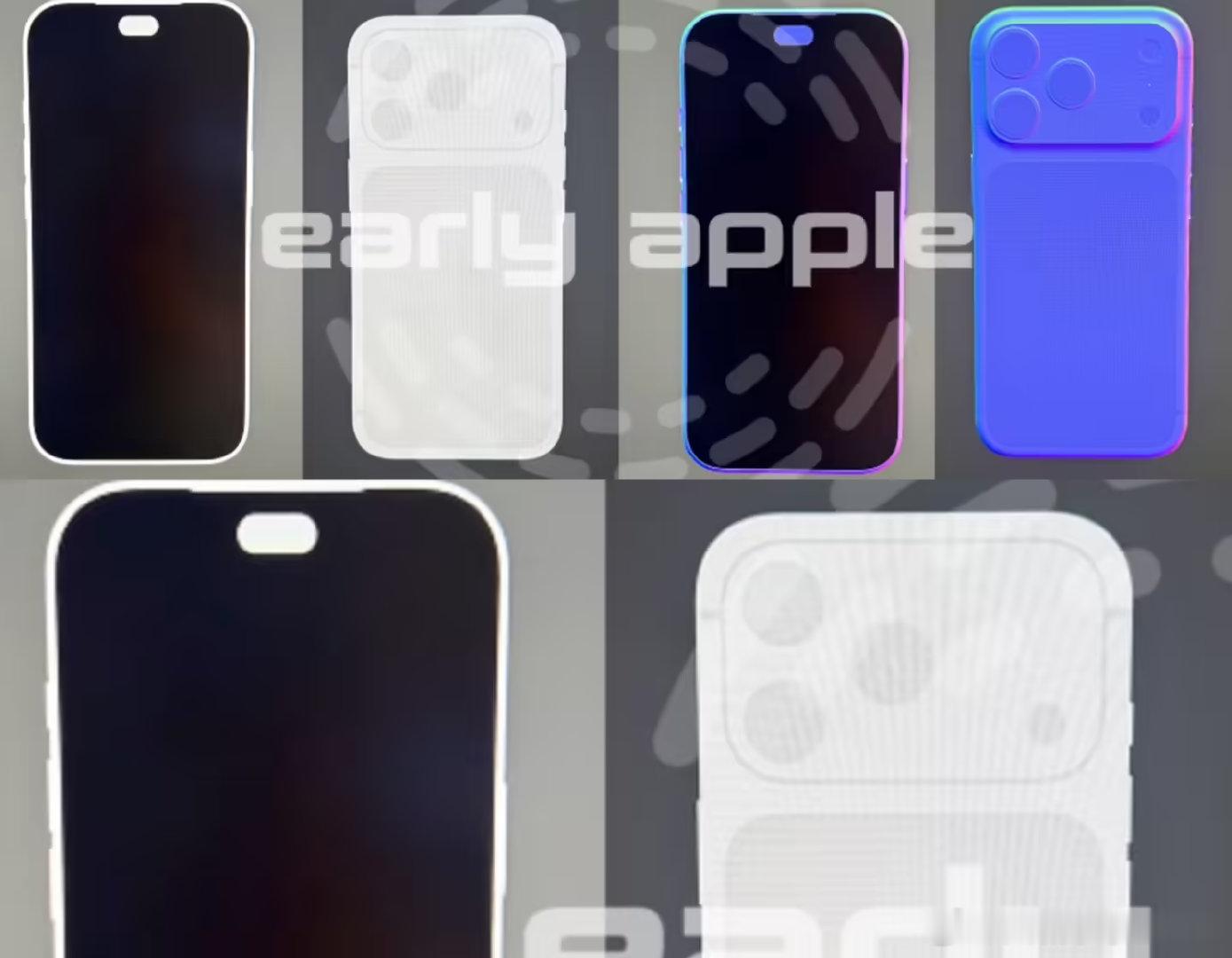 【iPhone18Pro渲染图再曝，iPhone18Pro的FaceID摄像头开