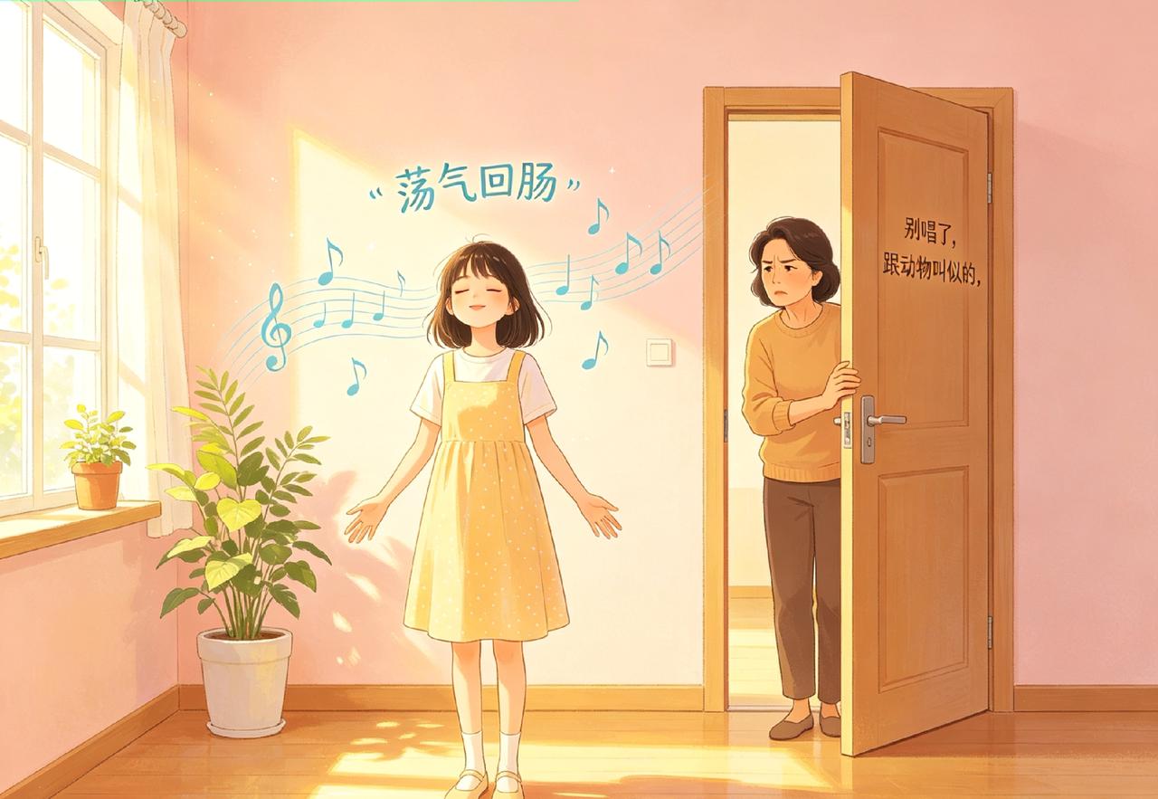 这几天我立志突破自我，专挑高难度民歌挑战，换了好几种发音位置，唱得那叫一个荡气回