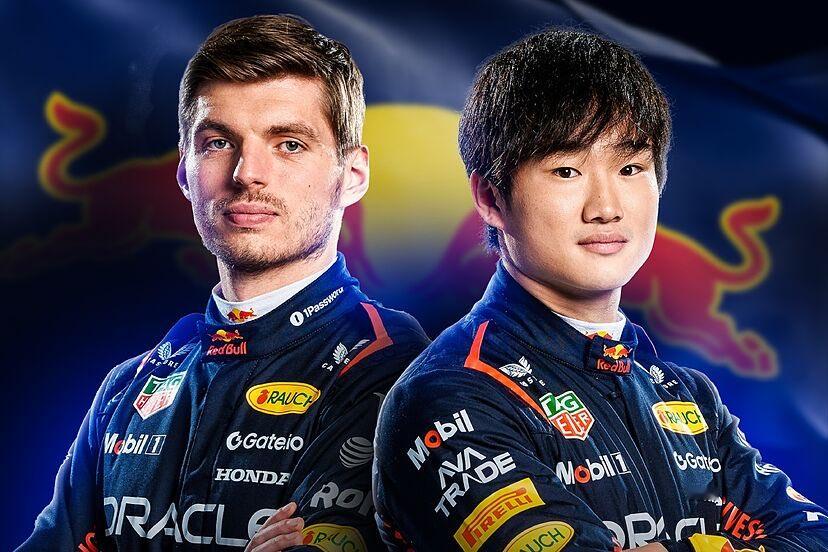 F1冷数据 角田在冲刺赛排位赛取得P5，维斯塔潘P6，这是角田加盟红牛车队以来，