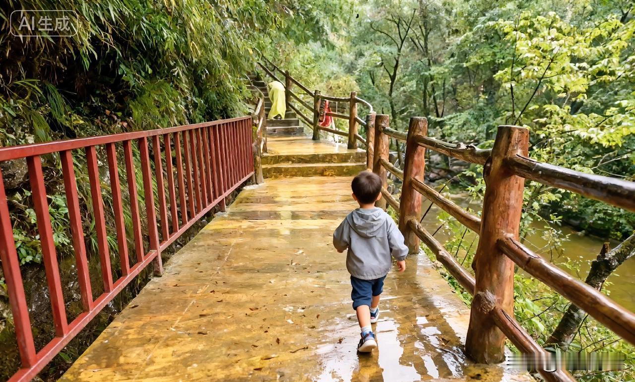 3岁男童坠崖仅擦伤？景区的“幸运”藏着多大隐患
 
3岁娃在陕西佛坪熊猫谷景区坠