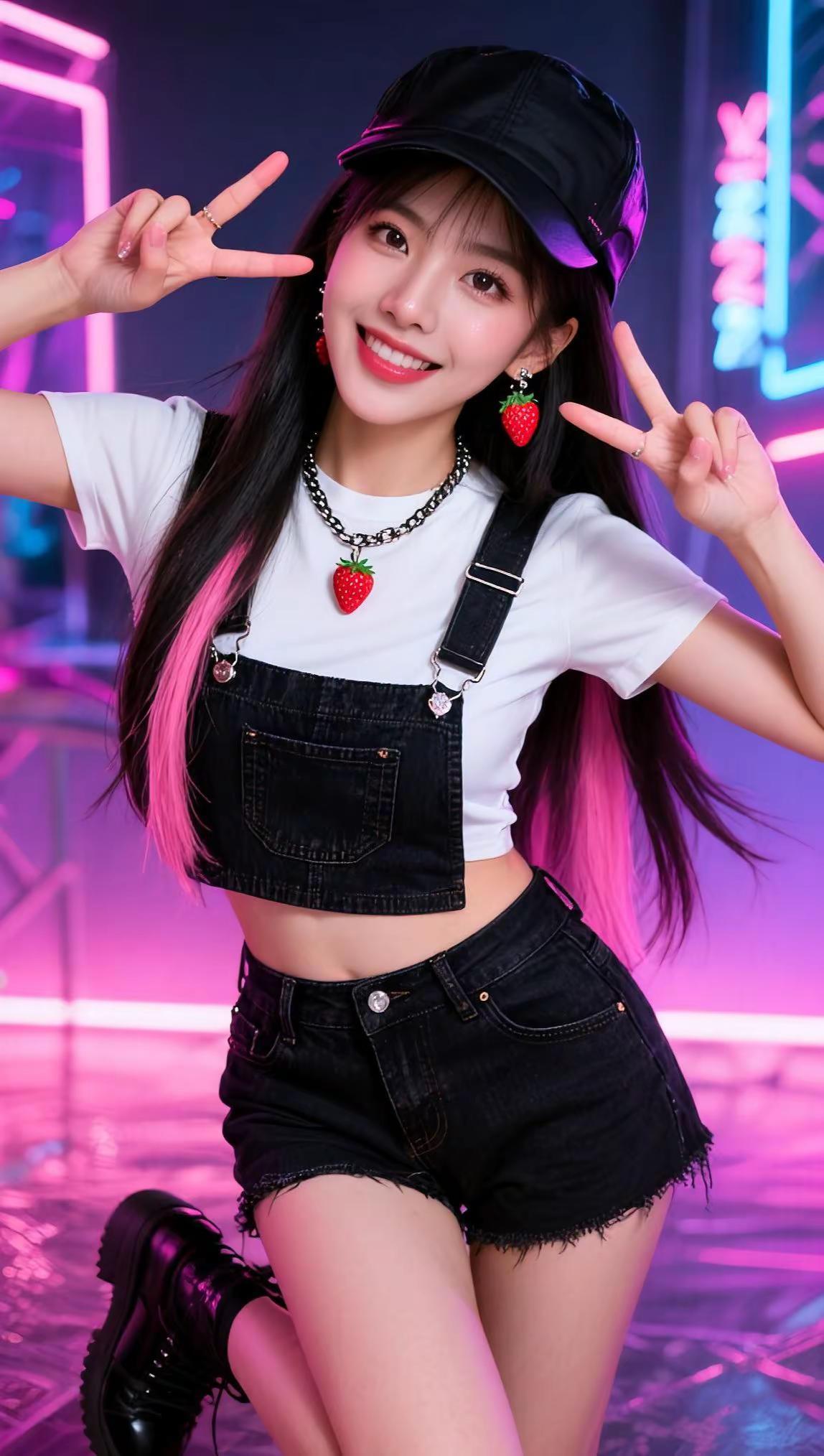 草莓甜心风写真 ai创作 日常分享