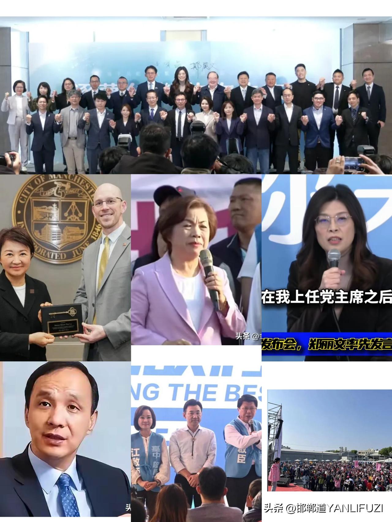 卢秀燕总是办傻事。
今天看到江启臣和杨琼璎，数了数卢秀燕从去年下半年到现在，干的