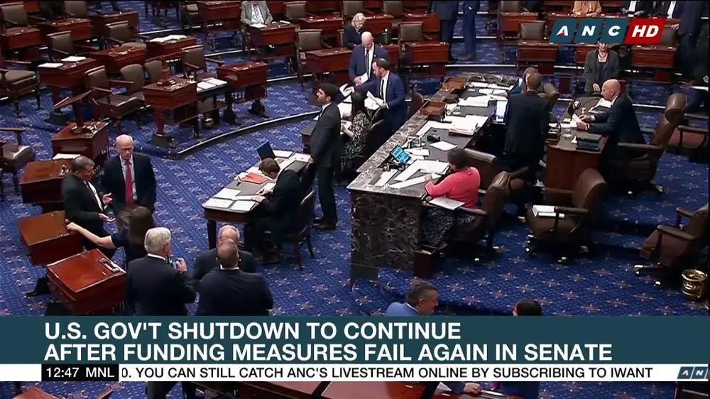 10月30日，美国众议院的工作人员收到通知，原定于10月31日发放的薪水将无法领