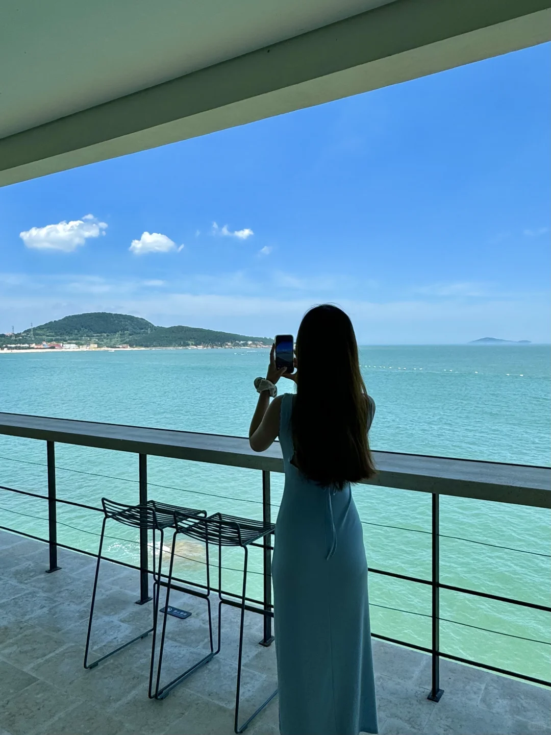 不是国外！！是青岛！！这片海人少景美🌊