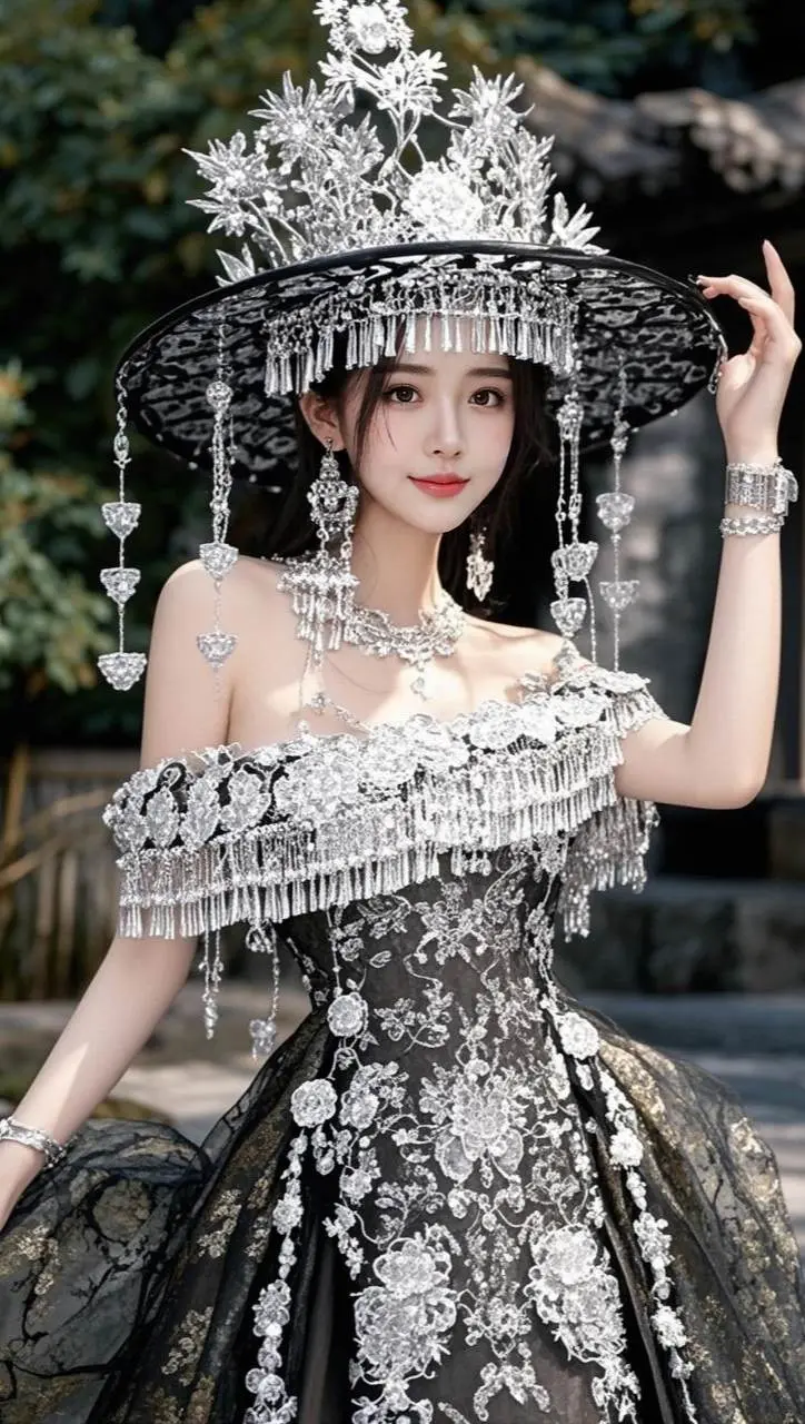 银饰古风照 原来ai写真可以这么美 人生总得有一套ai写真吧 谁拍谁好...