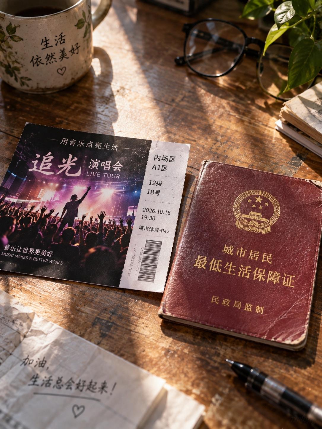 低保女孩看个演唱会，全家低保差点没了。

我昨晚上刷到这个事儿的时候，心里堵得慌
