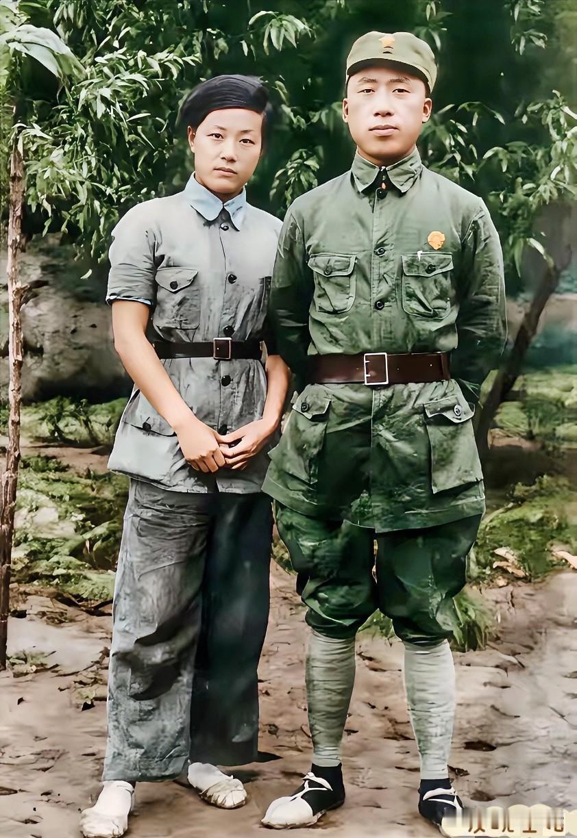 滕代远的妻子林一，是公认的“美女干部”。她眉目清秀、面容清丽，身材挺拔，最打动人