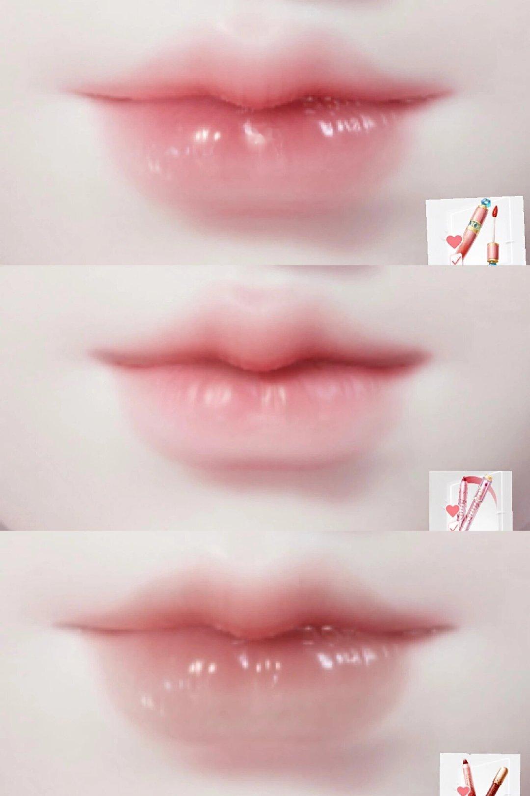 最喜欢的三个唇妆！好嫩~再出些哑光的更好了[哇]#以闪亮之名# ​​​