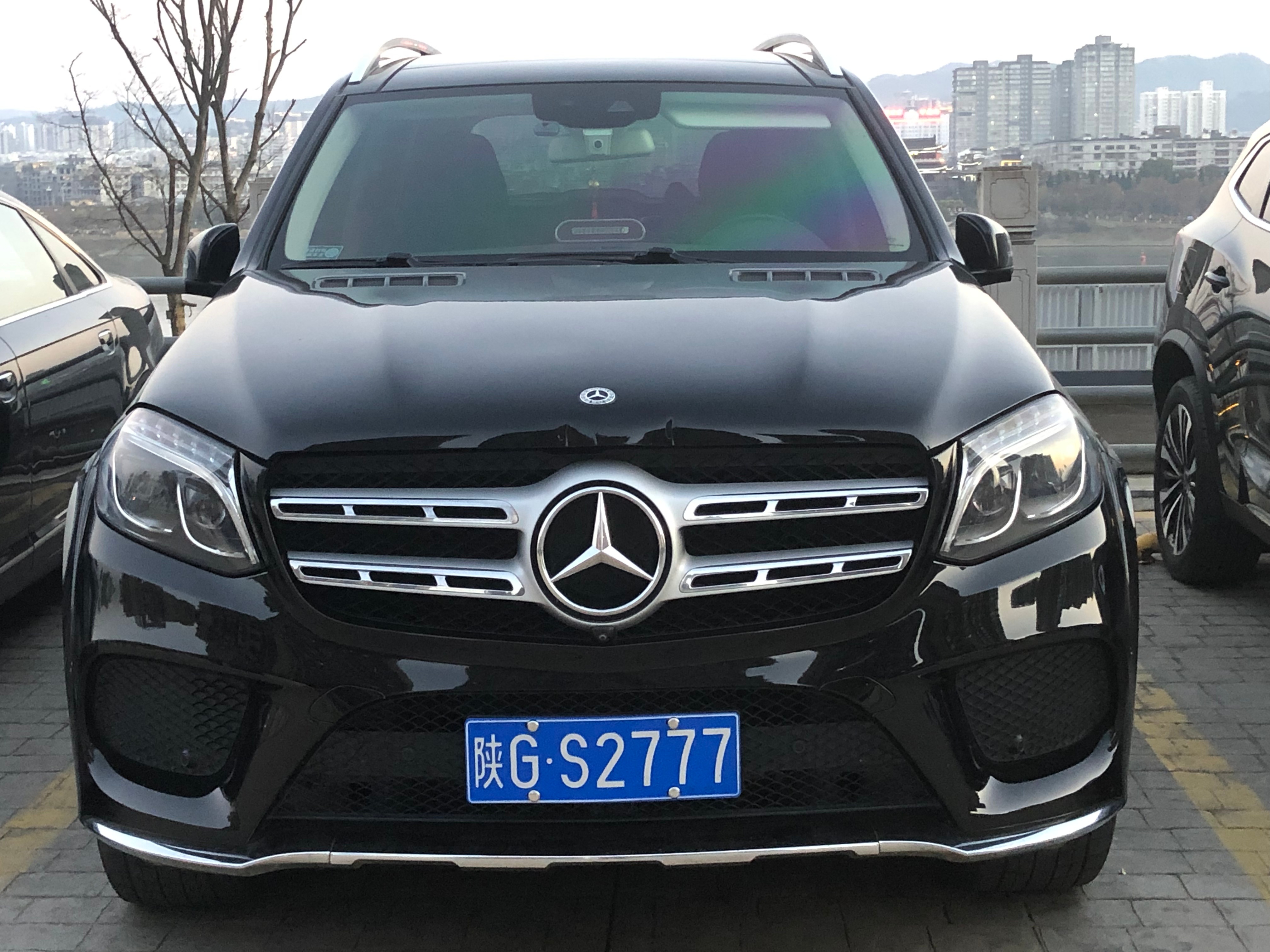 全球车牌 陕GS2777奔驰GLS 安康