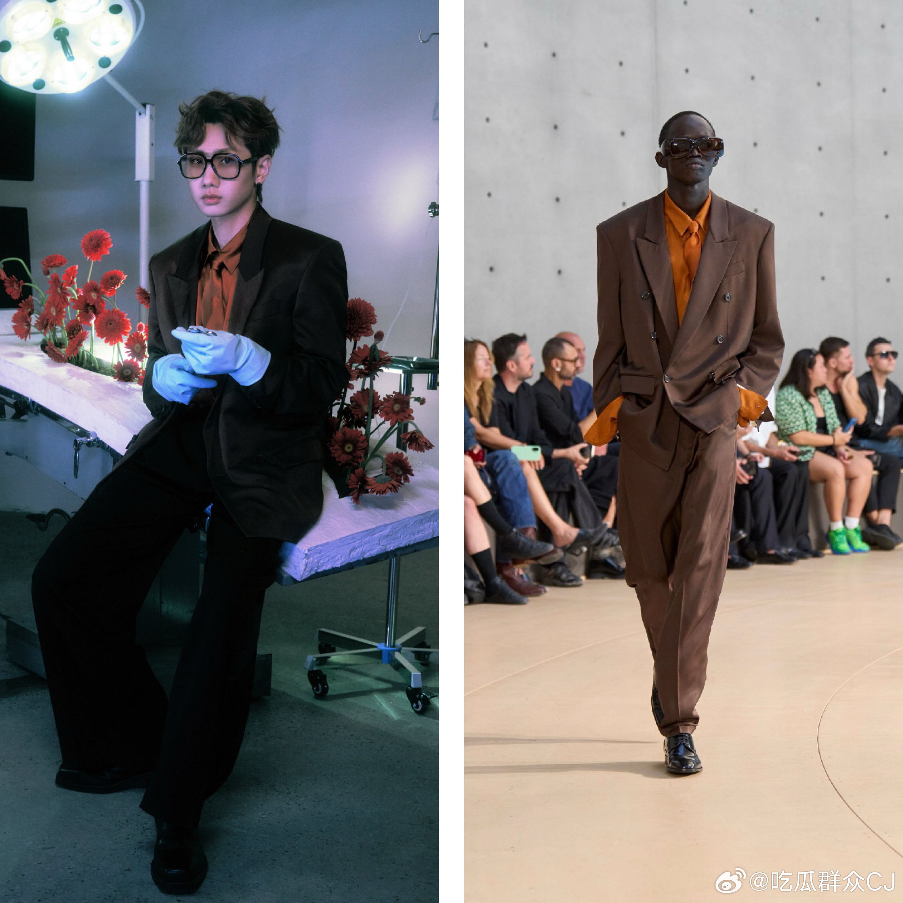 汪苏泷陈哲远撞衫微博撞衫之夜，汪苏泷和陈哲远撞得结结实实没有半点余地。 