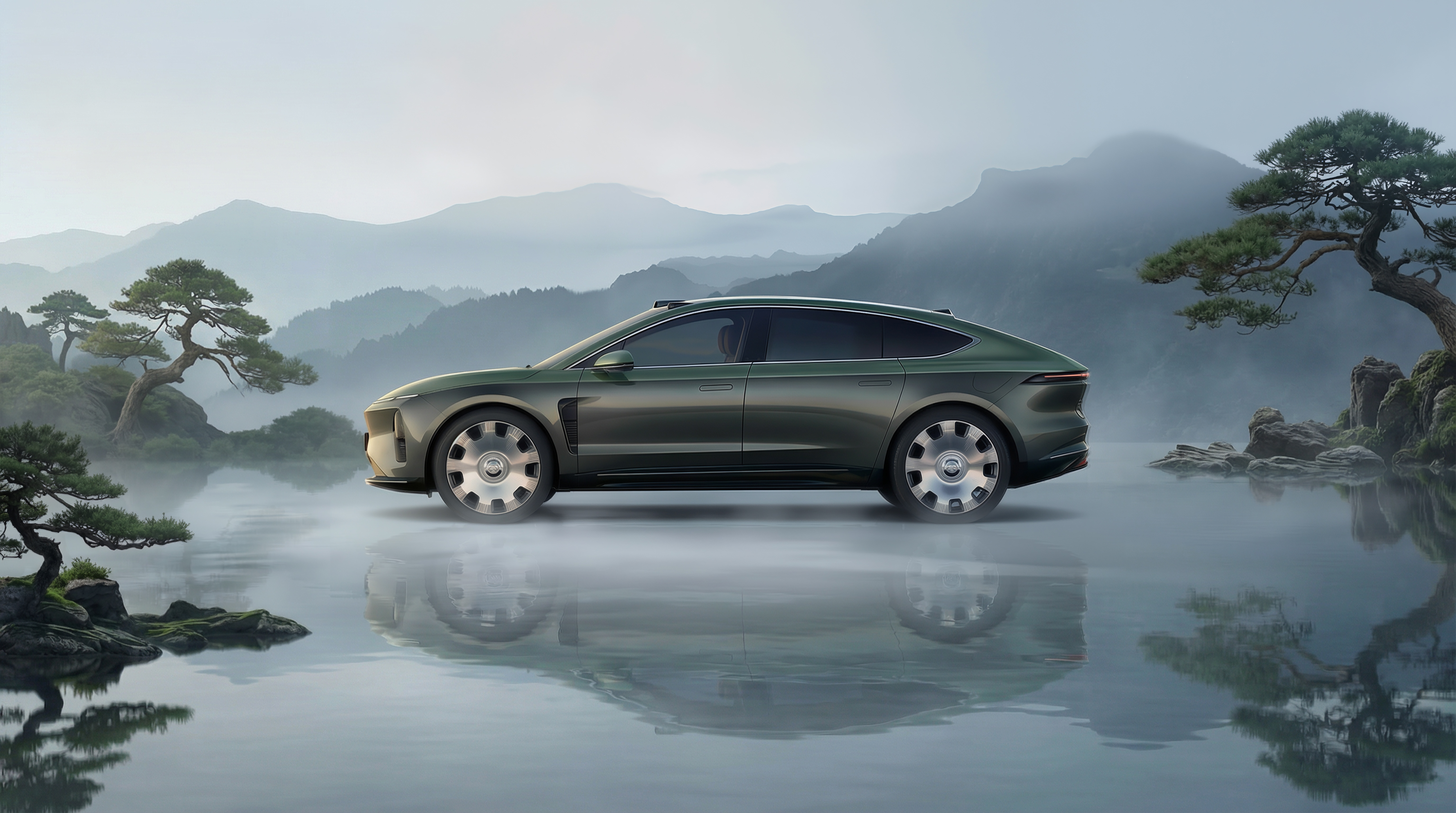 你没见过的蔚来ET9地平线特别版。真实的地平线能给人非常多的向往意境，也是生活中