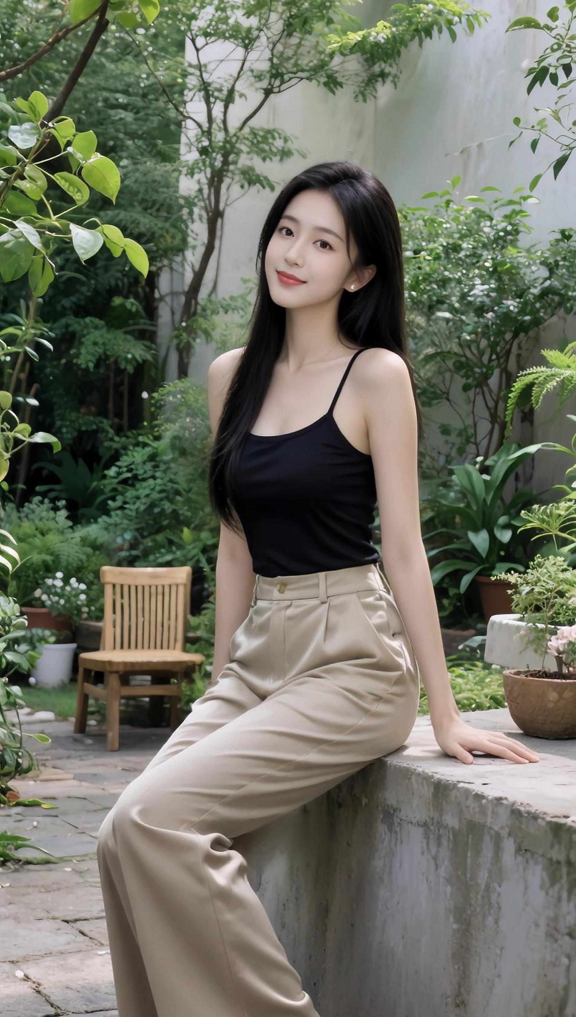AI绿植系写真