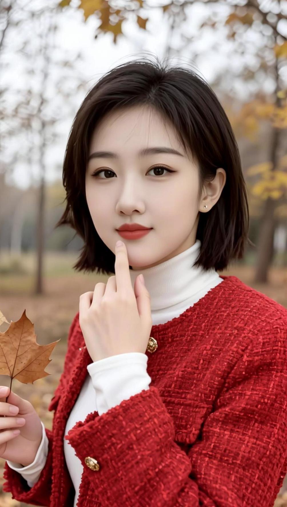 AI秋景生活照 抖音ai创作