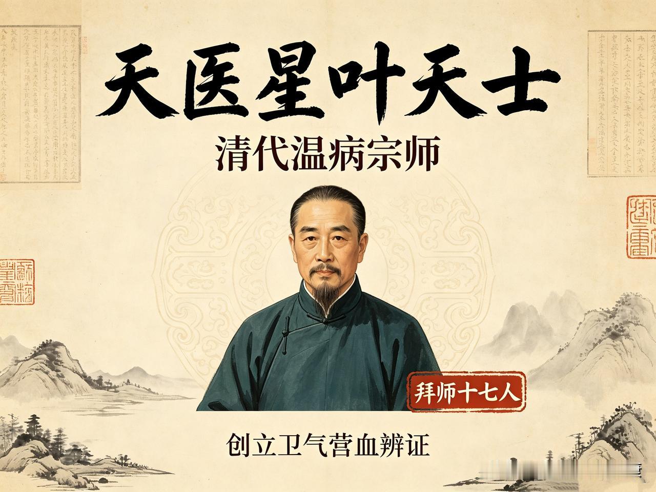 清代名医叶天士：一生拜师十七人，奠定温病诊疗体系
 
很多人听过中医温病理论，却