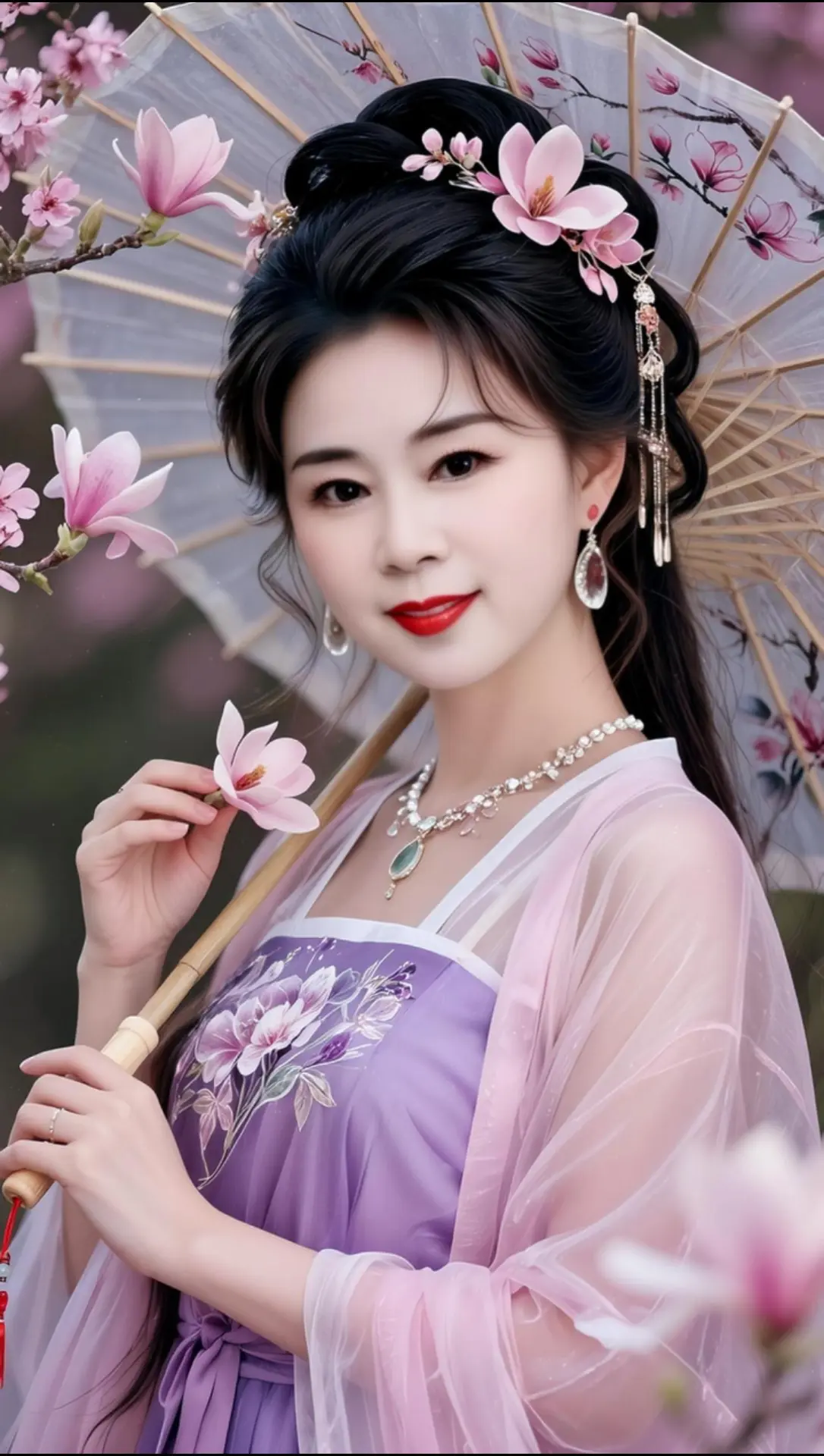 AI玉兰古风写真 随变ai随便玩