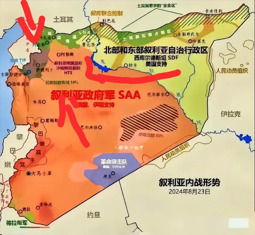 叙利亚只需一招就能扭转局势，和库尔德人联手，就能打败土耳其方面军，现在叙利亚北部
