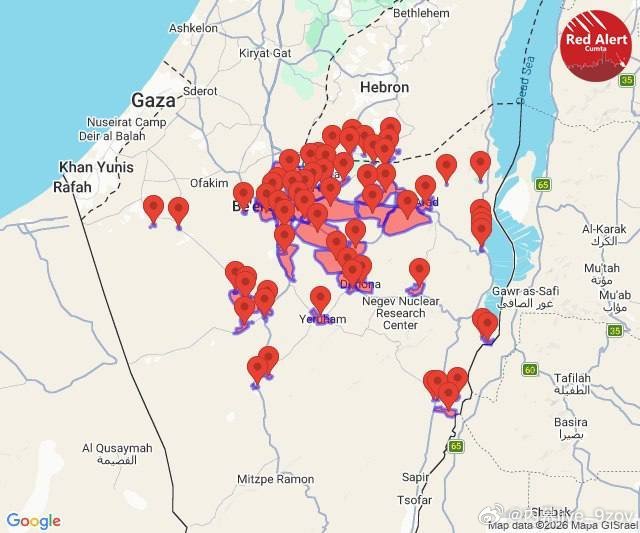 以色列南部警报声大作🚨 
