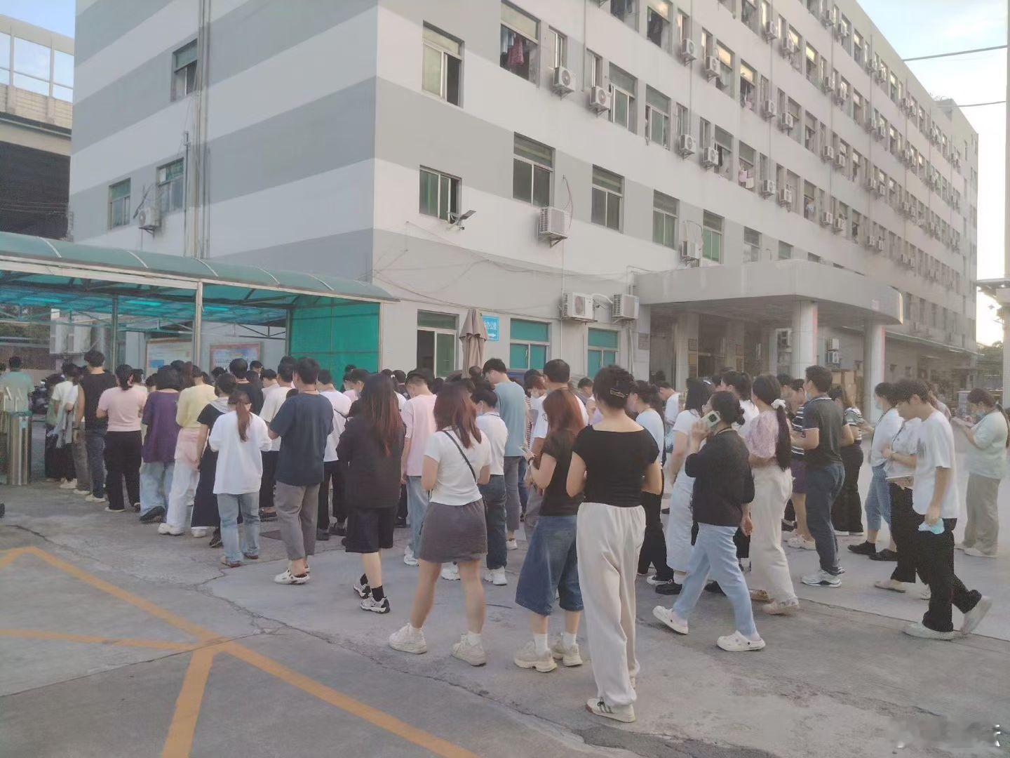 这是每天来面试的，一群又一群。 