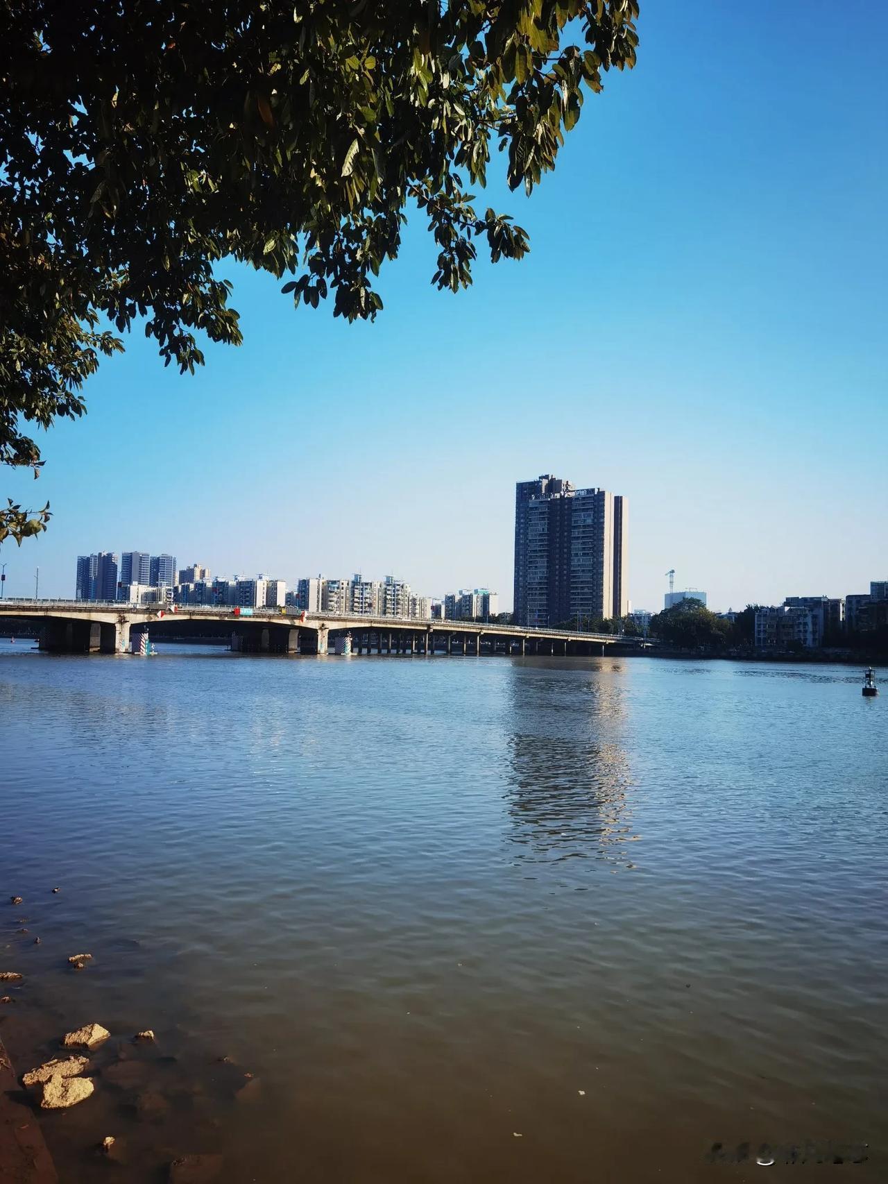 分享一张相册里随手拍的天空蓝天超治愈，水天一色，暖阳高照[福]