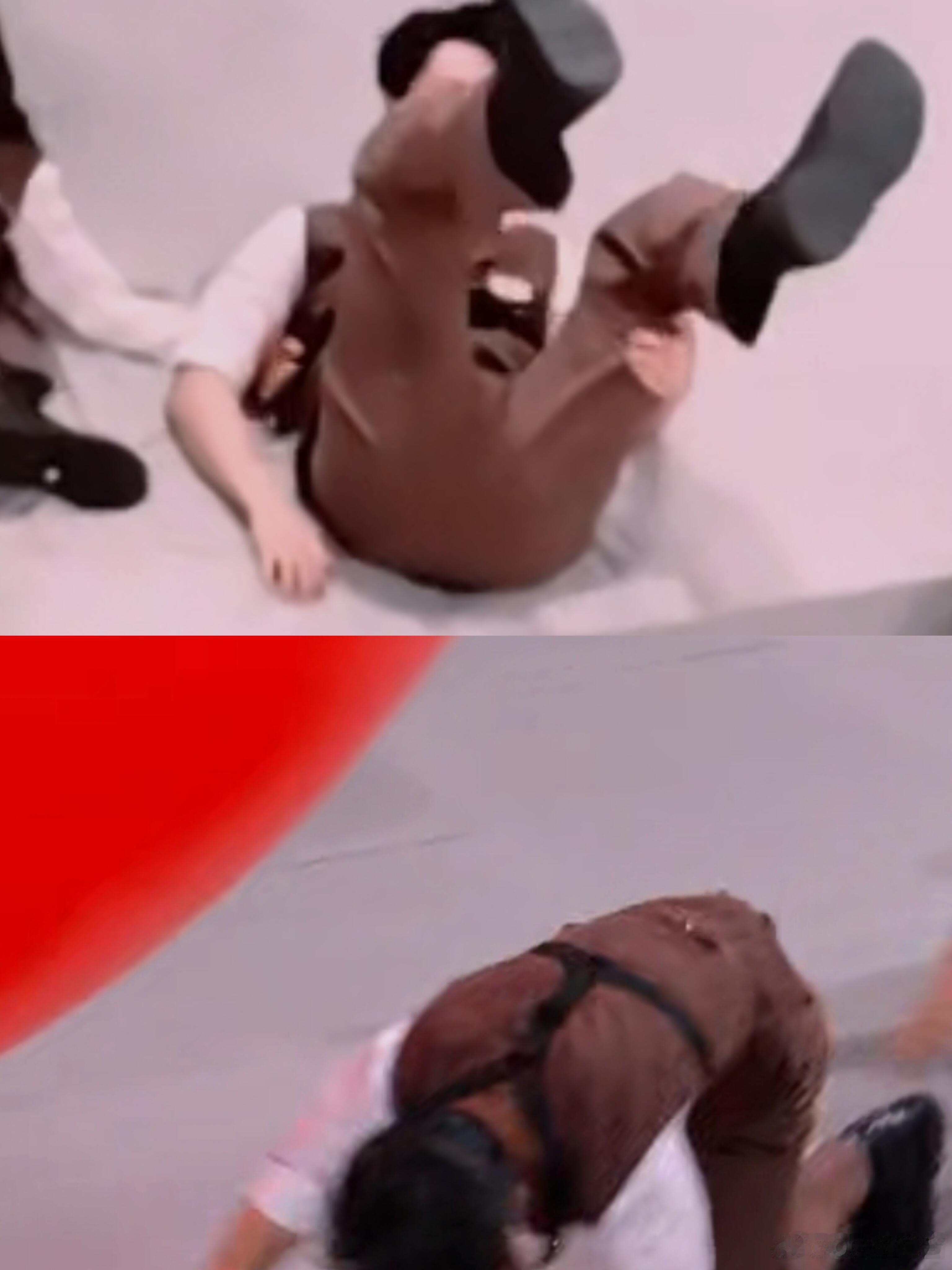 你好星期六是怎么做到背后只有何老师和鸥姐，就敢往后倒的哈哈哈，这是很信任人类的一