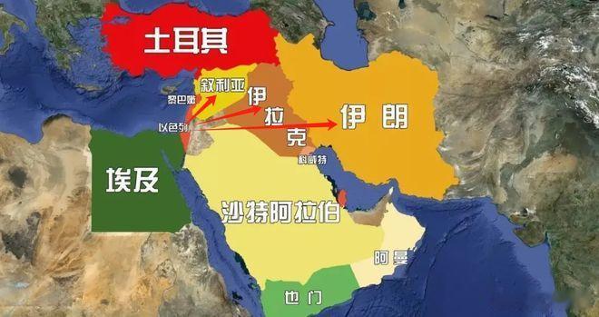 伊朗向以色列发射约150枚导弹从地图看，以色列的面积很小，跨越这么远打击伊朗。叙