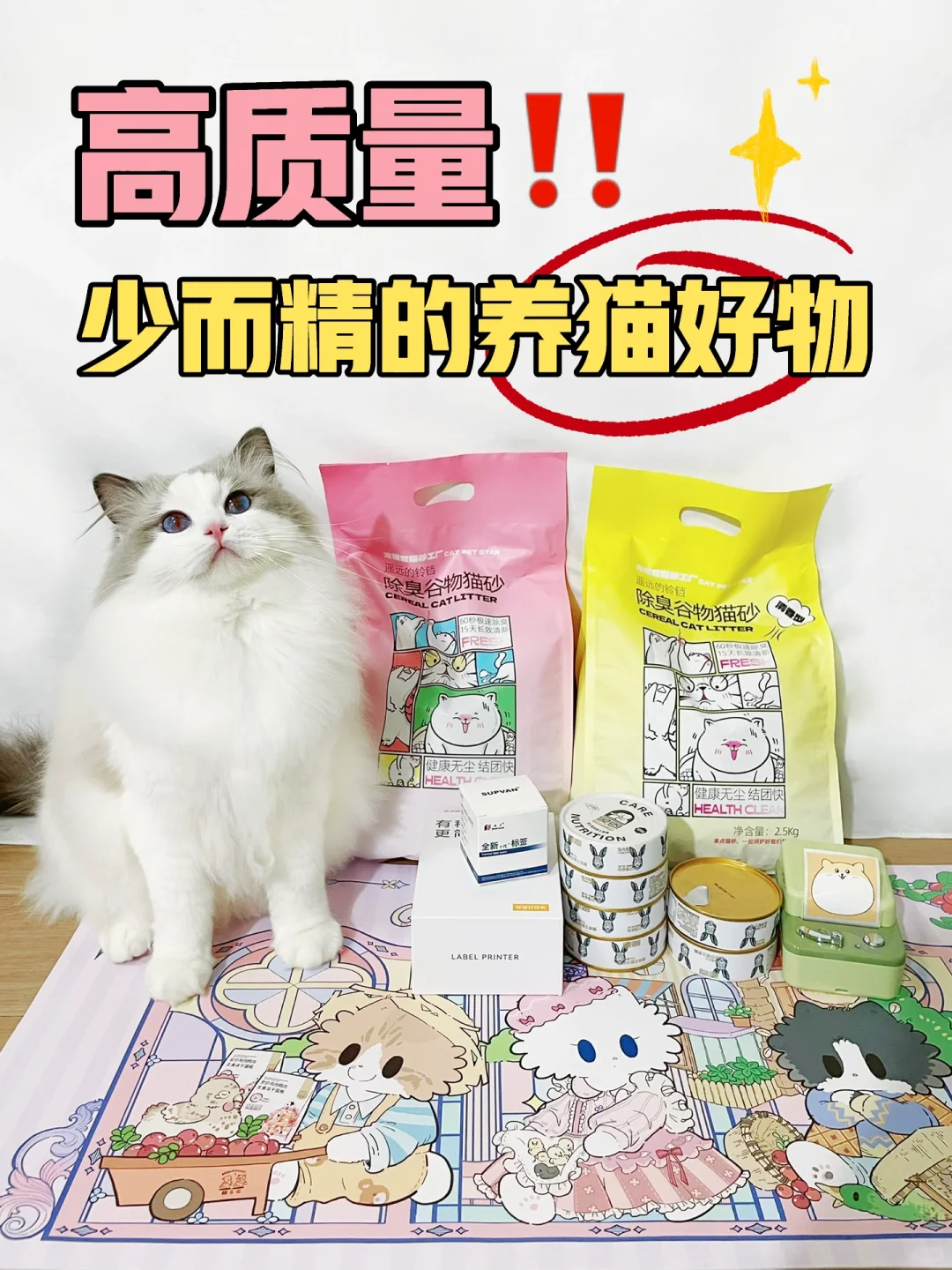 高质量‼️ 少而精的4️⃣款养猫好物