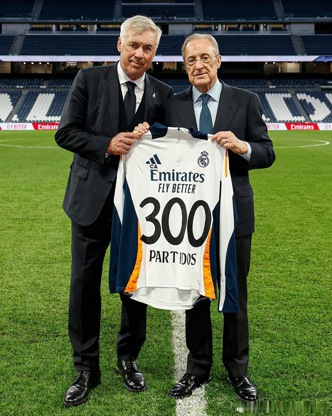 👕 3️⃣0️⃣0️⃣ 👕🤍 安切洛蒂#HalaMadrid# ​​​
