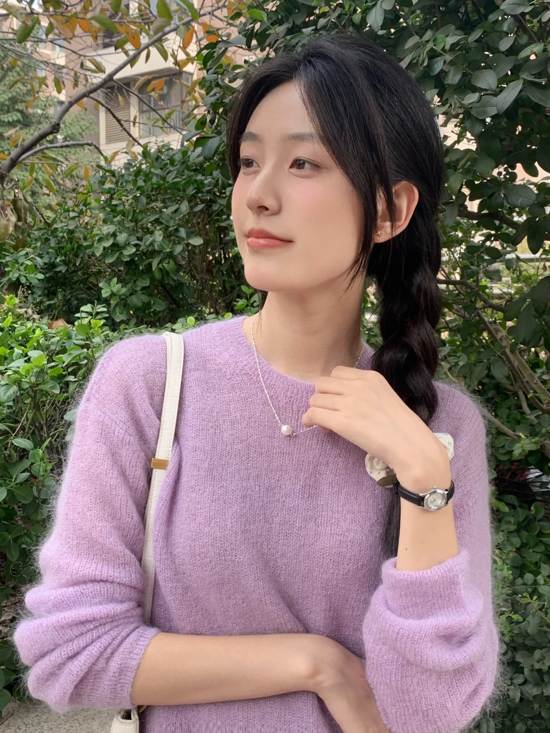 紫色很韩系温柔啊～💜
