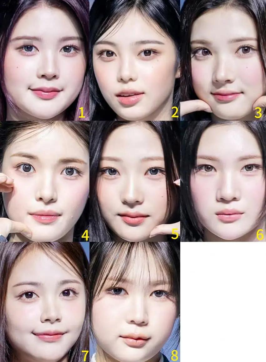 hearts2hearts 全员怼脸生图颜值怎么评？  （JIWOO、CARME