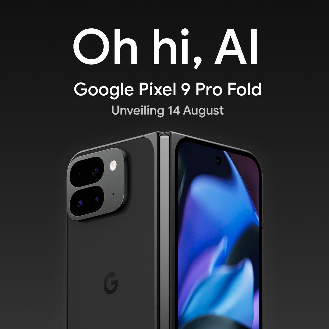 【谷歌Pixel 9 Pro Fold官宣】今天，谷歌宣布将于8月14日在印度推