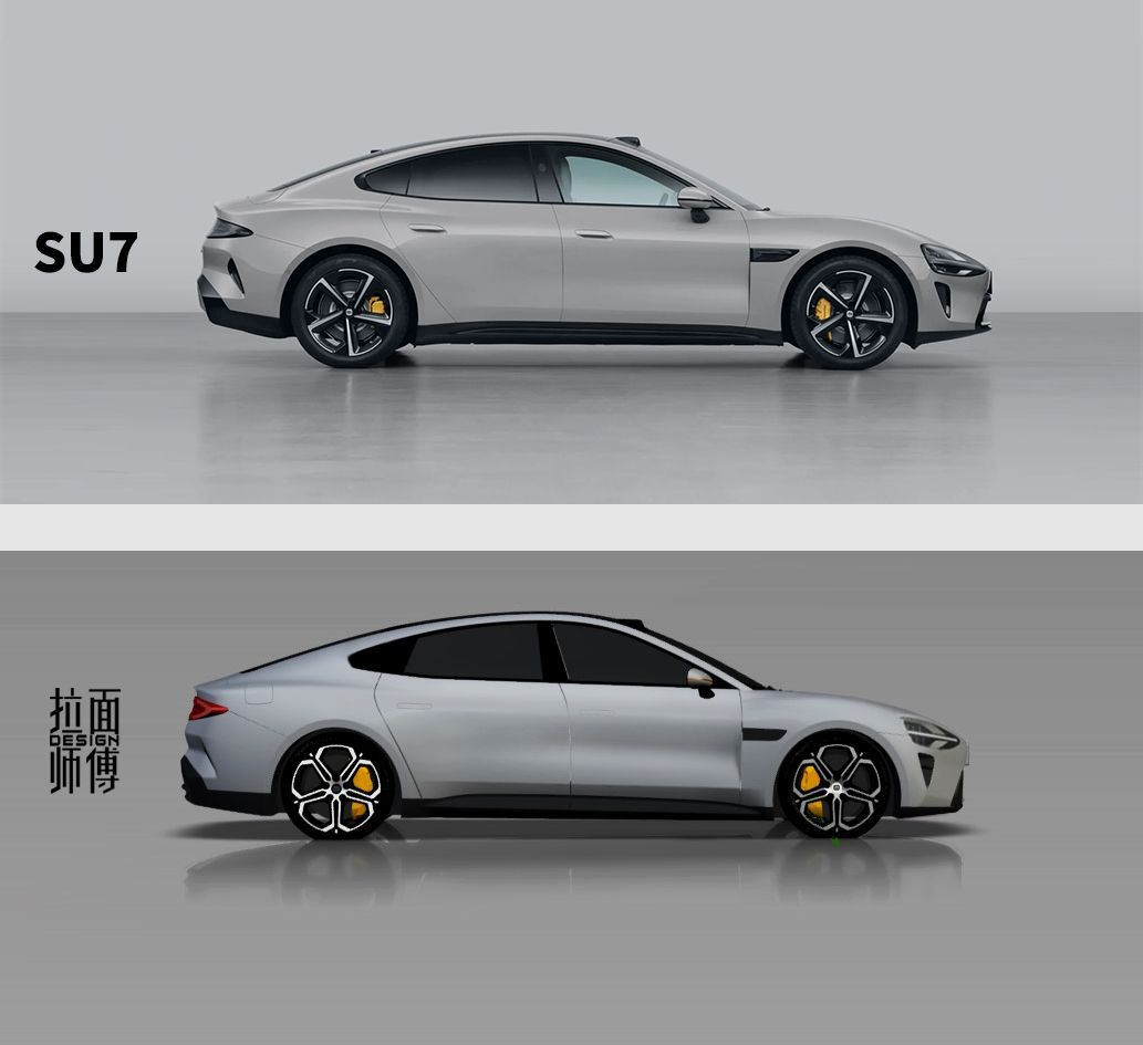 #小米汽车# 与拉面预测版对比一下，2023年2月3日根据那两张XX图制作的预测
