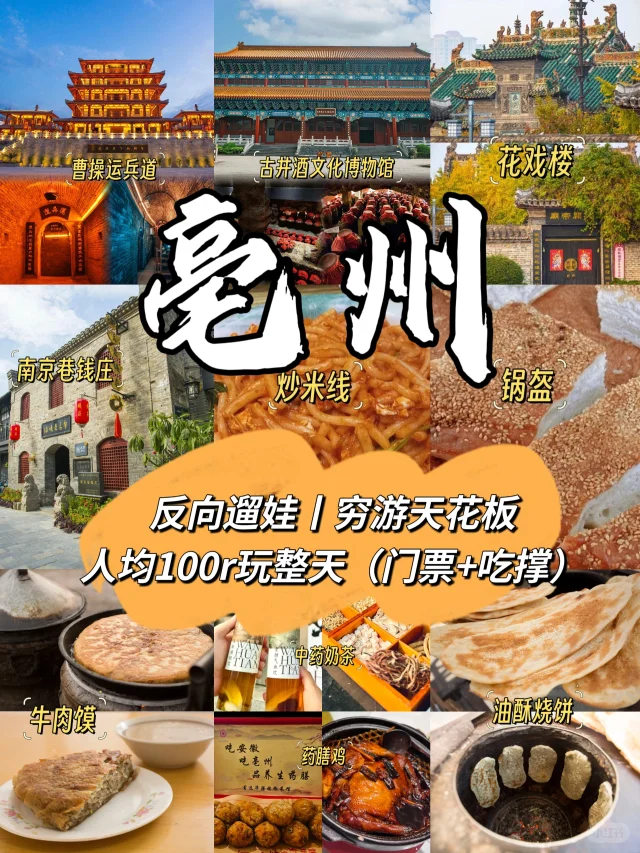 亳州土著私藏‼️亲子游攻略20元吃到爽