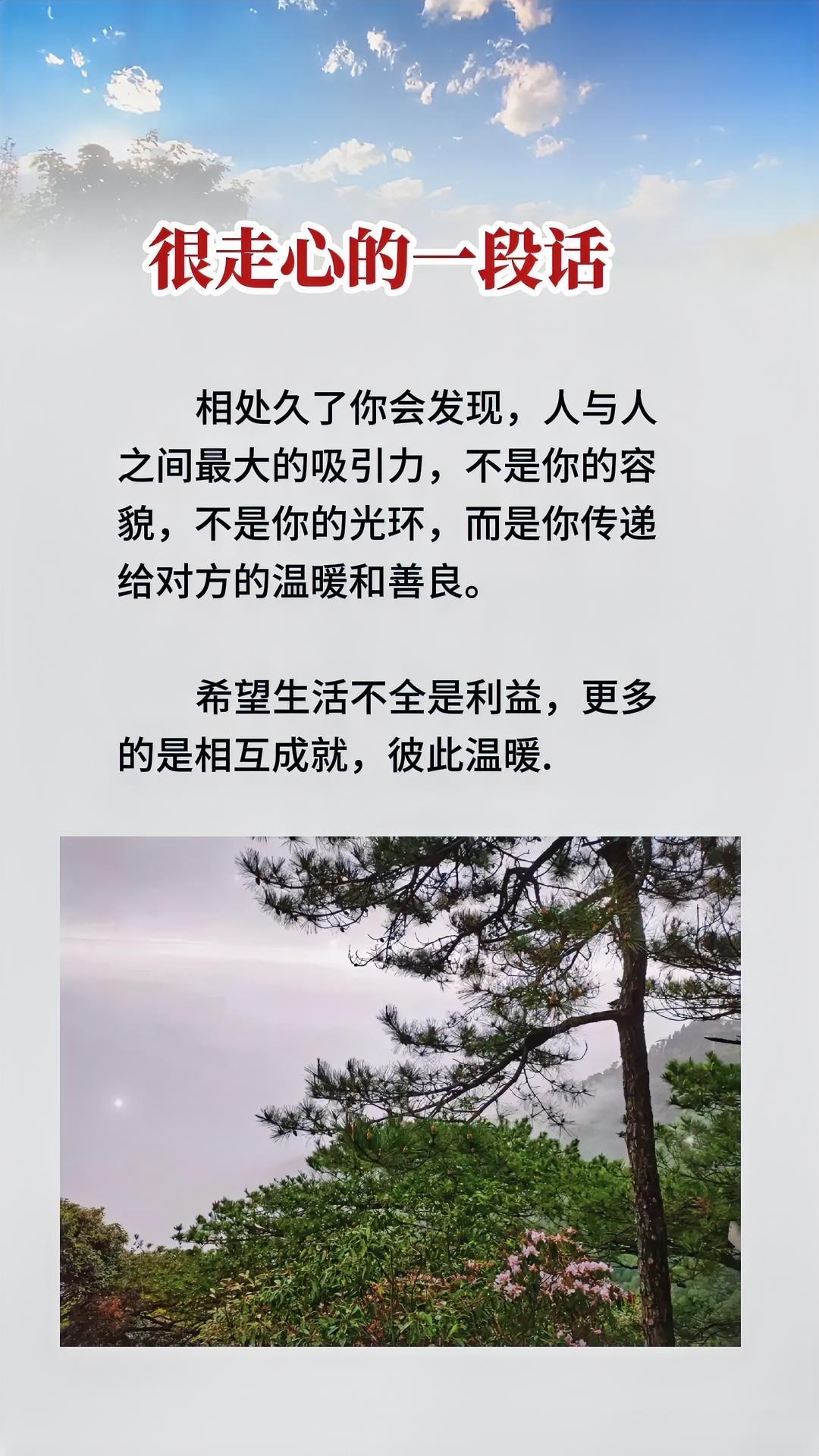 这段话能不能点醒自己……
不要把除自己以外的任何人和事，当做自己永远的精神寄托。